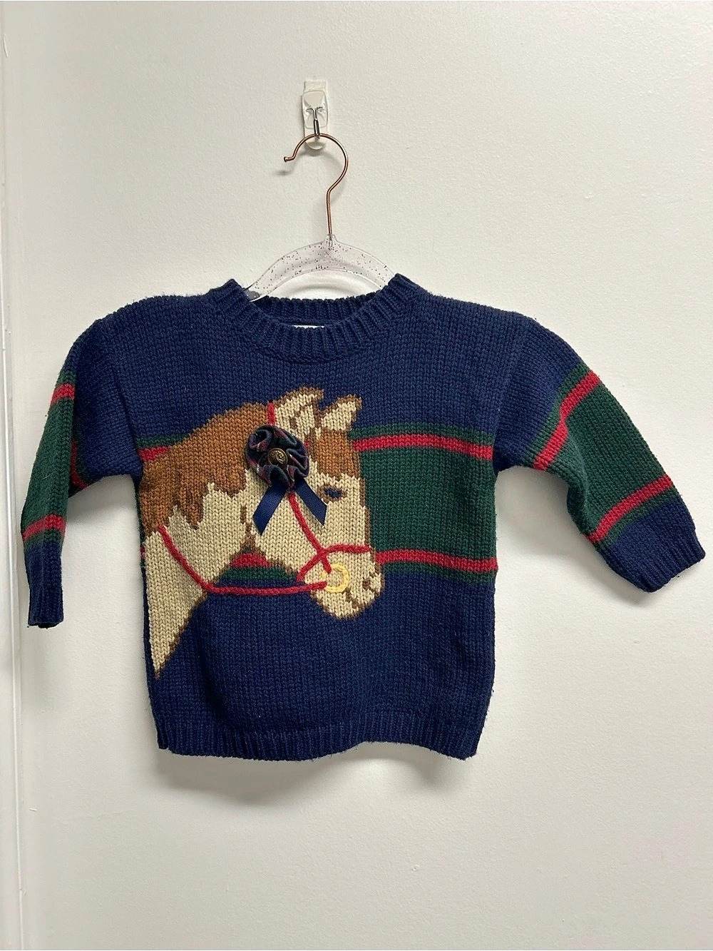 Hartstrings equestrian 28Striped Knit Sweater Size 2T